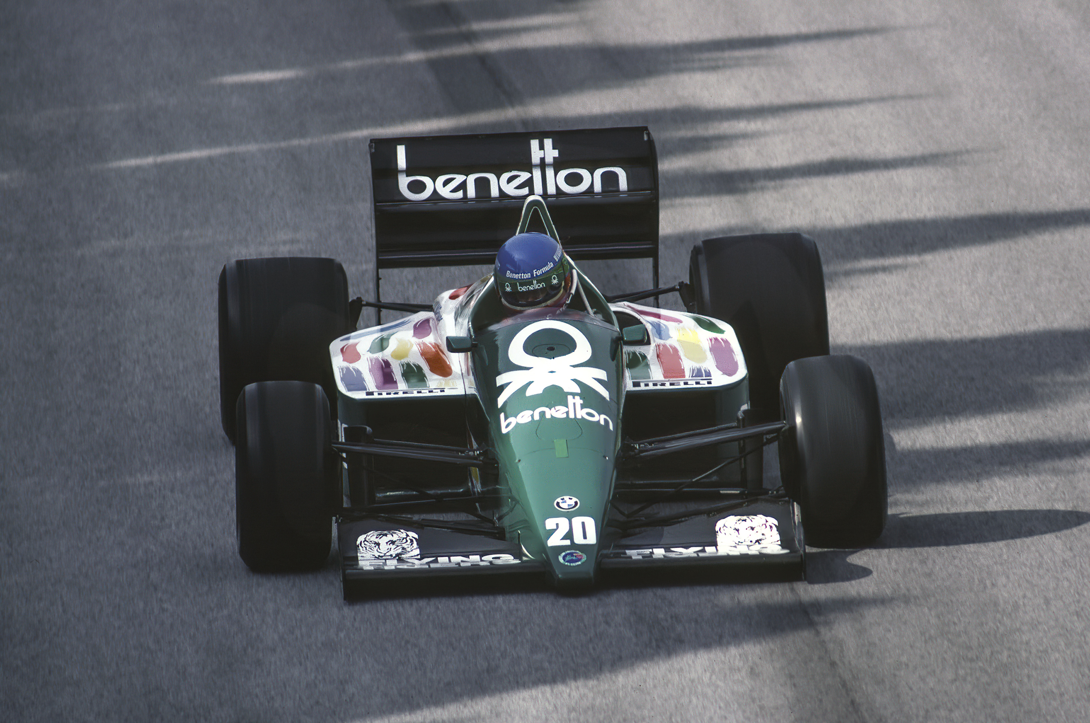 Gherard Berger (Benetton-BMW B186)...