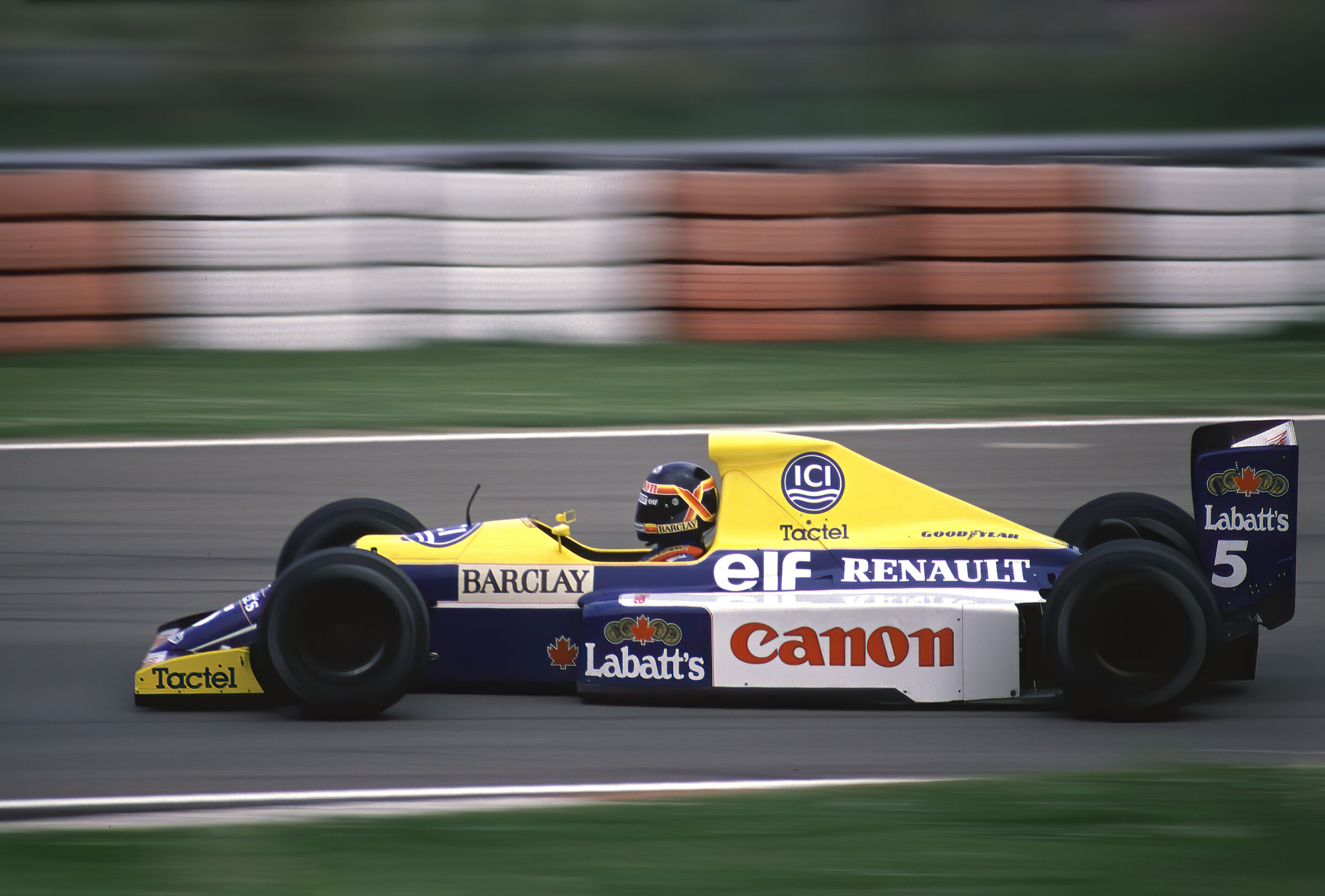 Thierry Boutsen (Williams-Renault)...