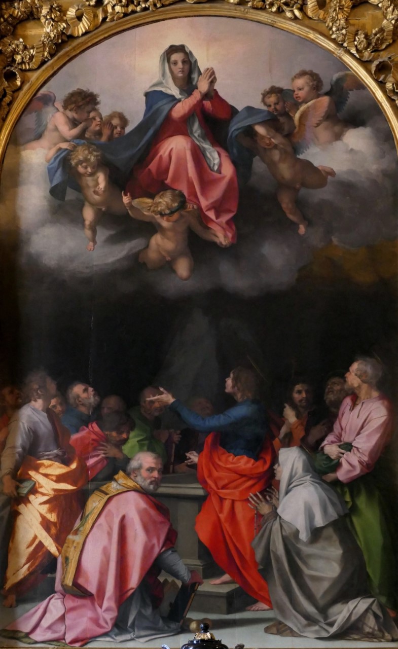 Andrea del Sarto "Assumption of the Virgin"...