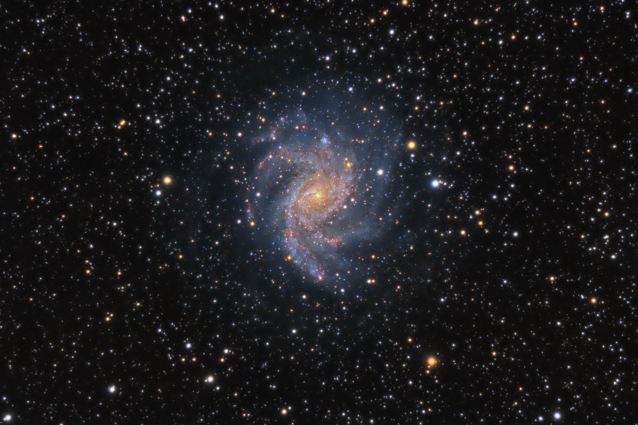 Galaxy Fireworks NGC6946...