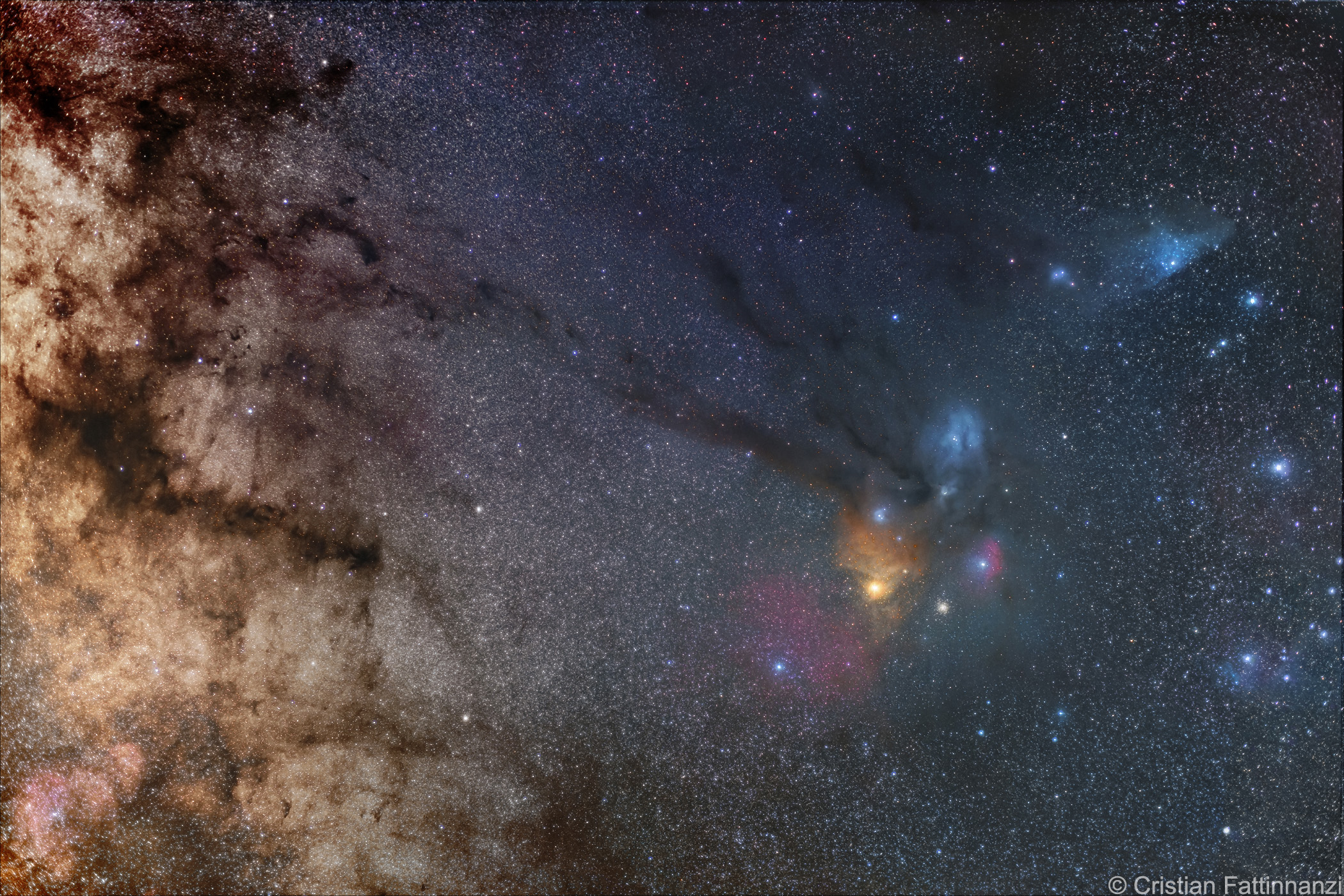 Rho Ophiuchi and the Head of the Scorpion...