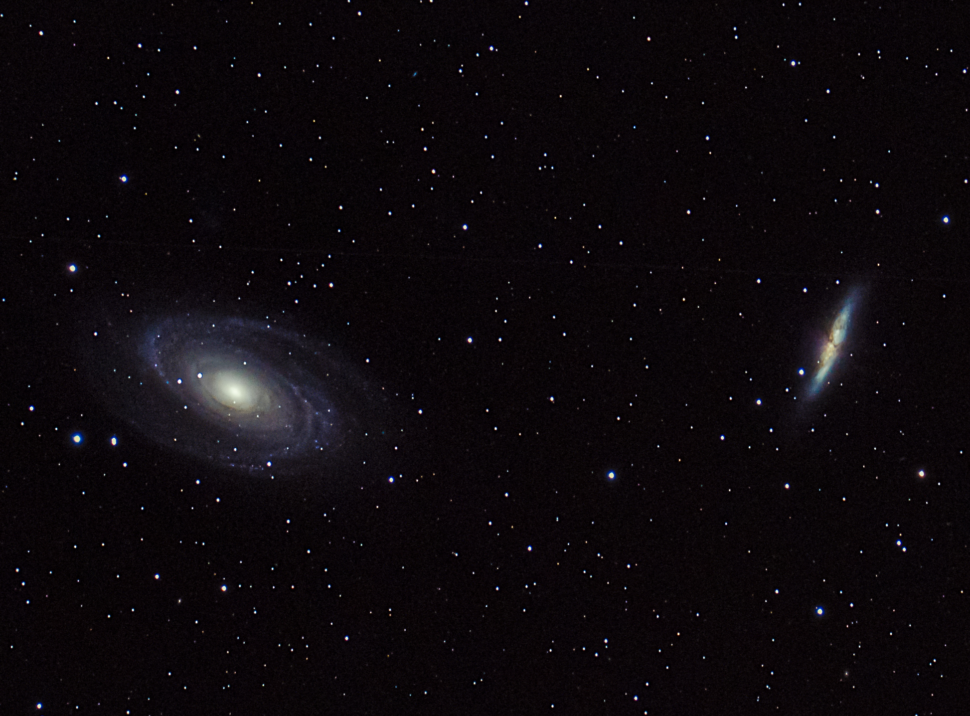 M82 and M83...