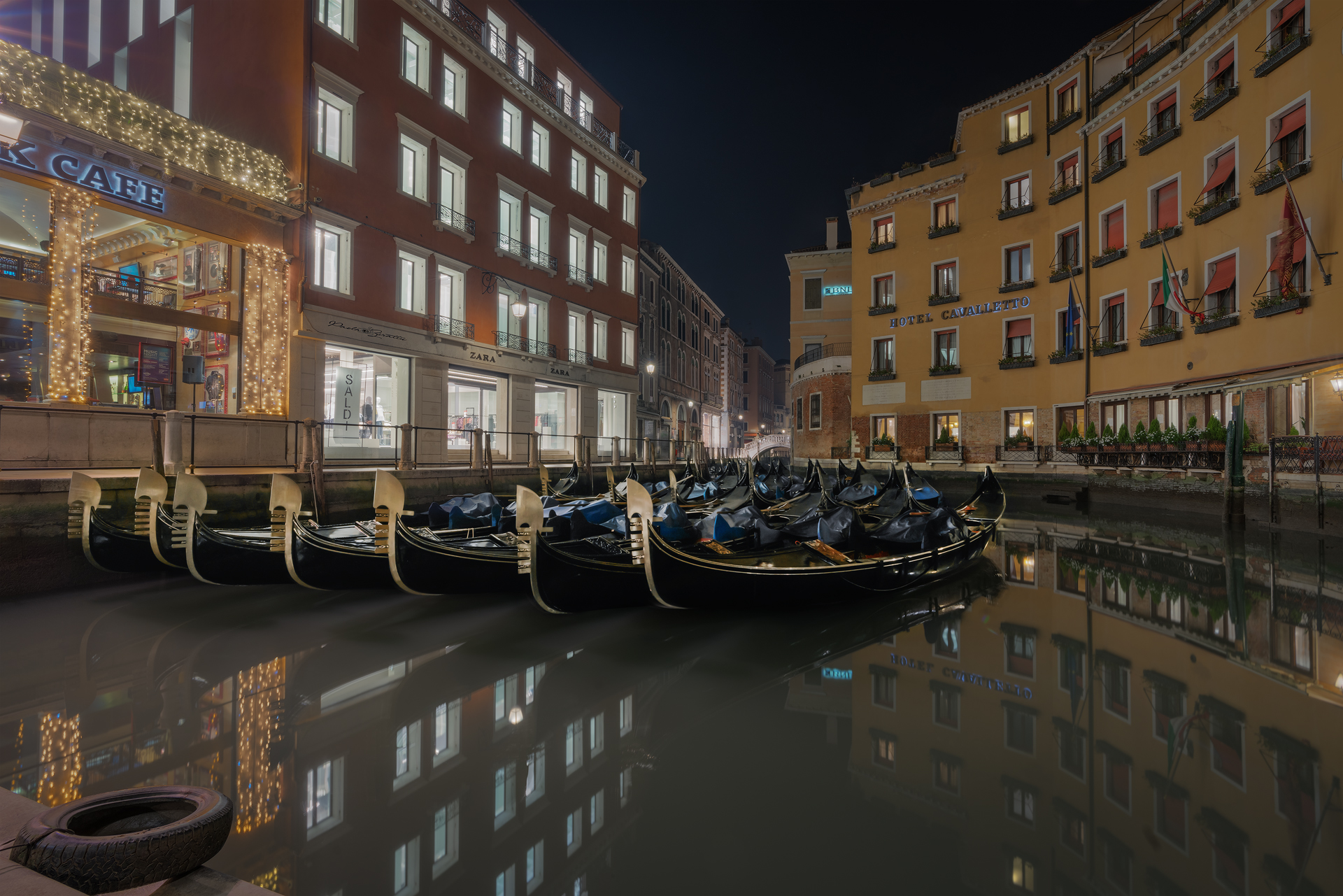 Venice and its gondolas......