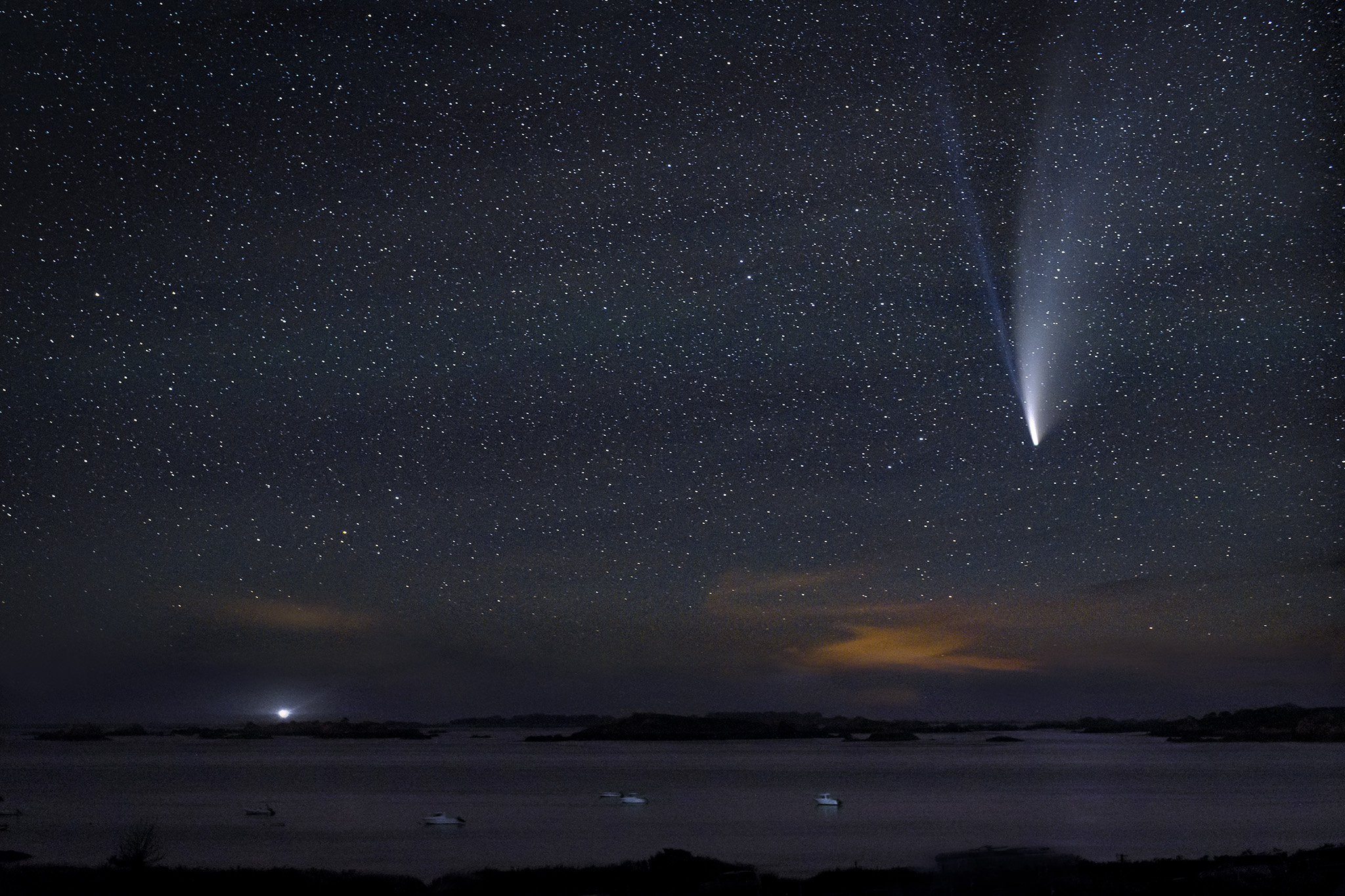 The Comet and the Lighthouse...