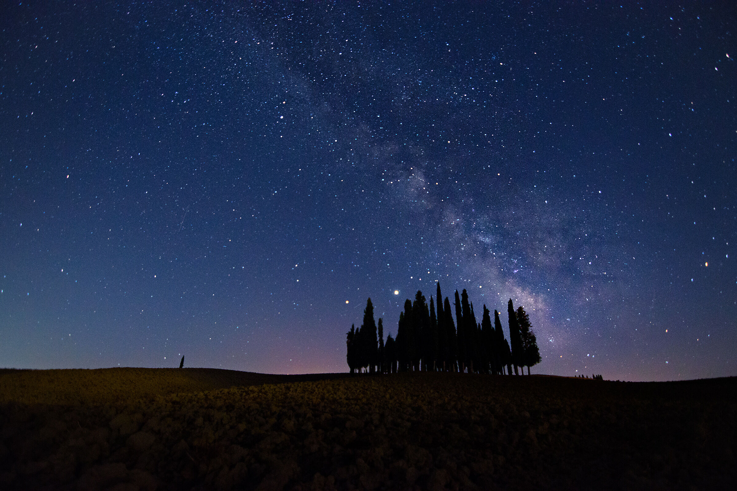 Milky Way on the Val d'Orcia...