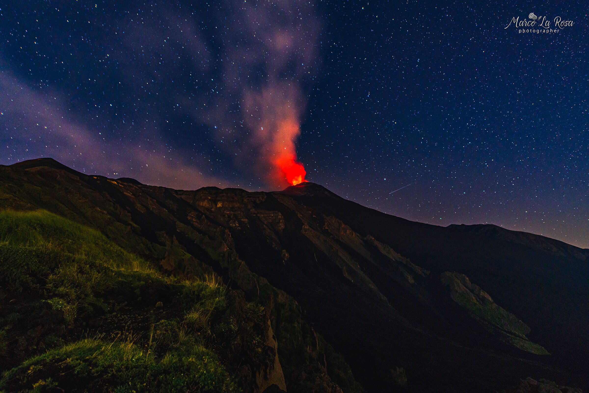 Etna strombolian eruption...