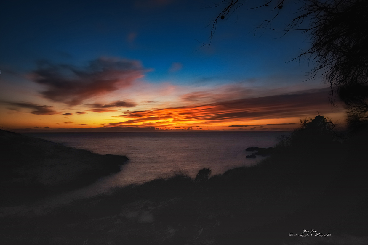 sunset over the Tremiti Islands...
