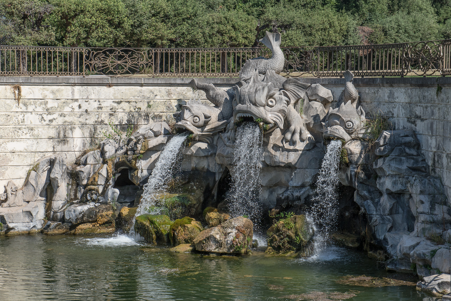 Fountain of the Three Dolphins...