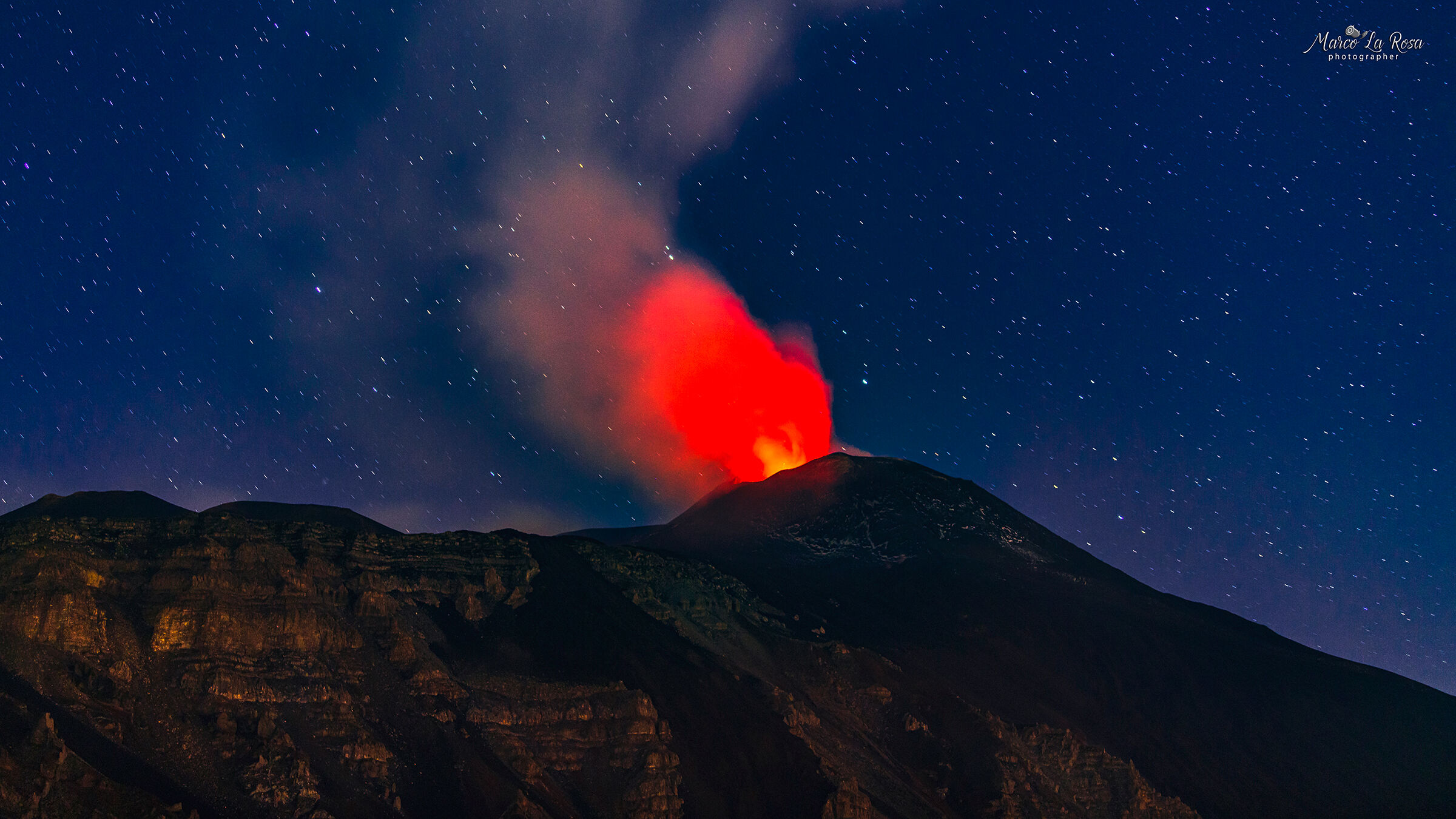 Eruzione stromboliana Etna...