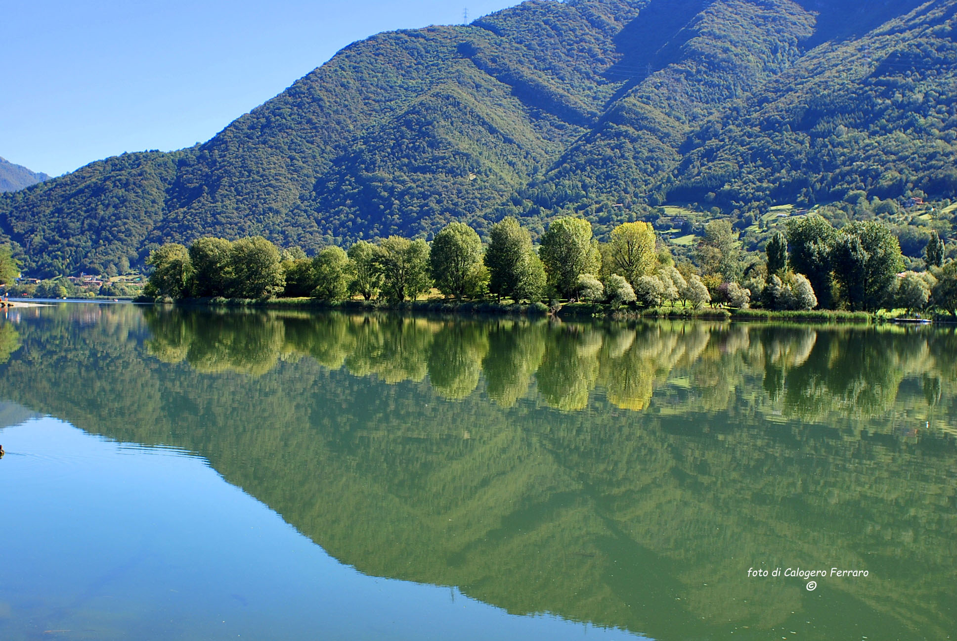 Reflections in Lake Spinone...