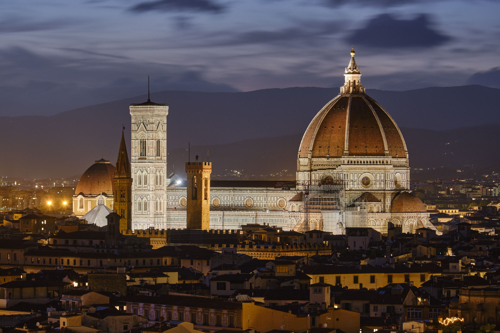 The Cathedral of Florence by Piazzale Michelangelo...