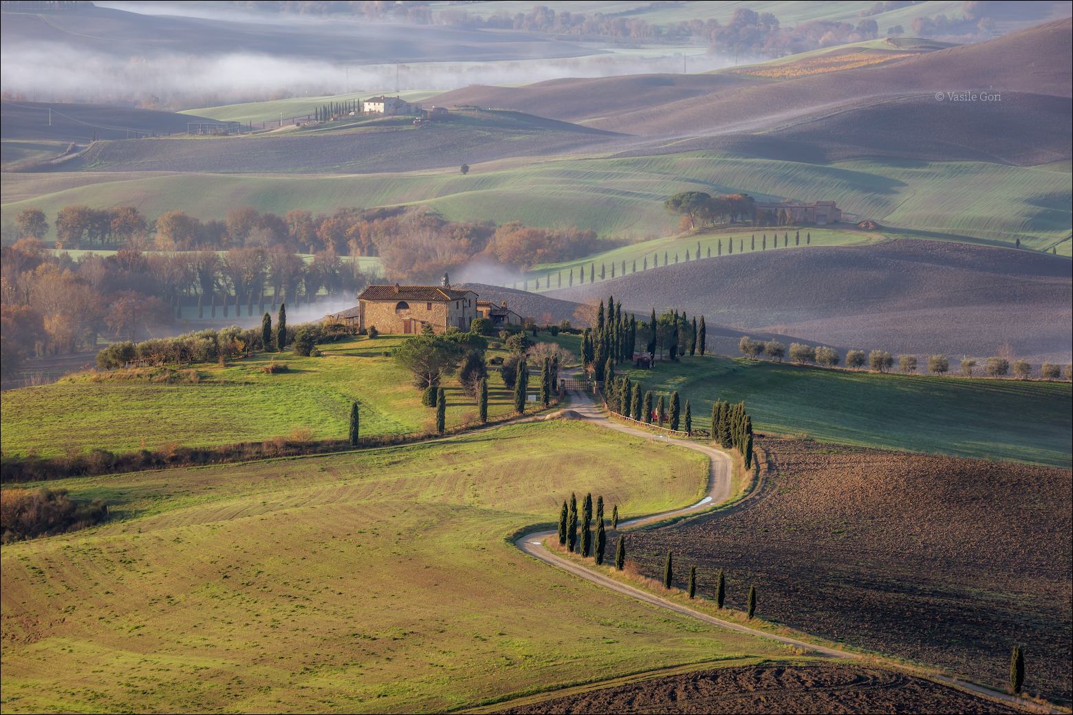 A classic Tuscan landscape...