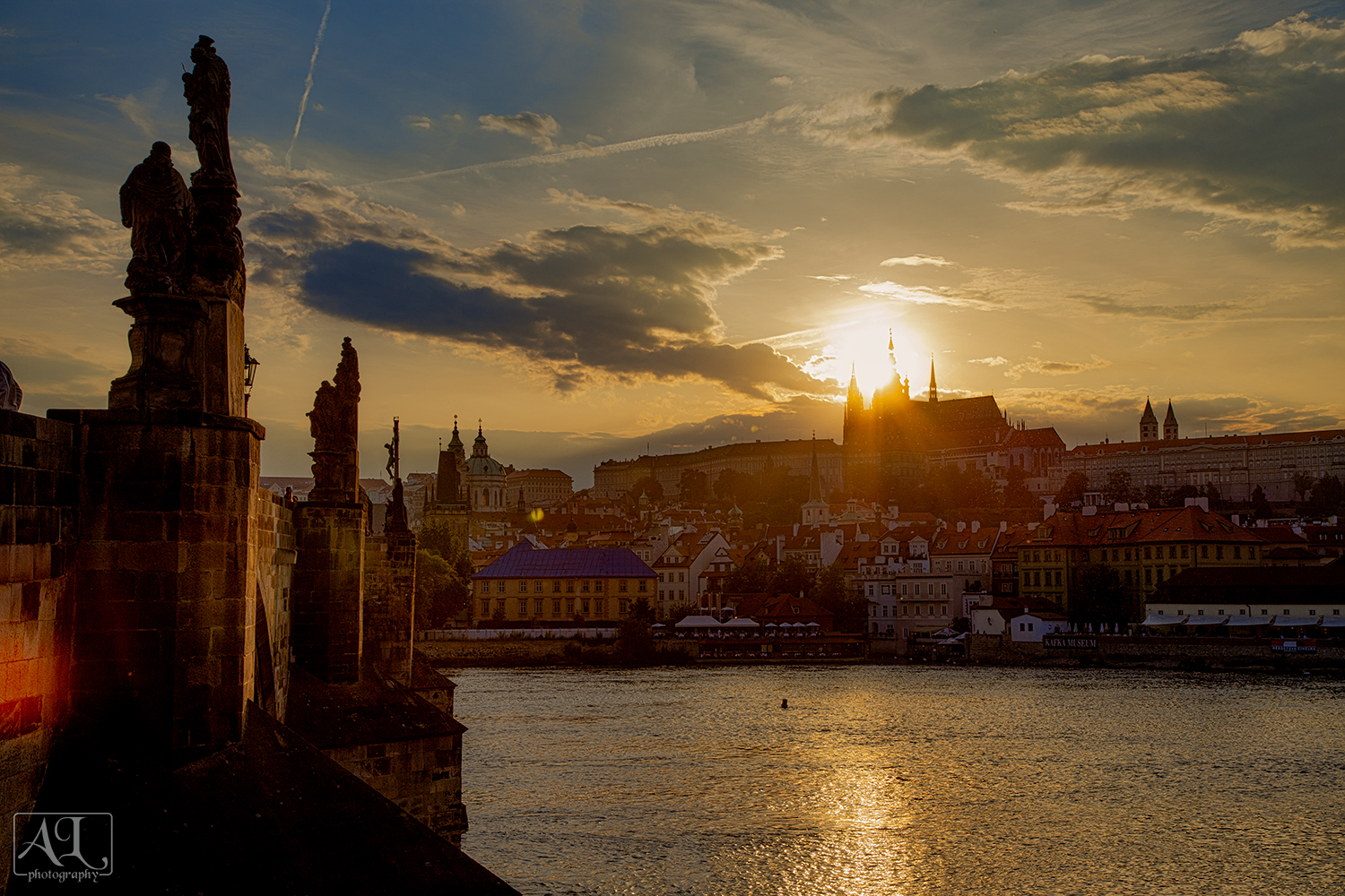 Sunset in Prague...