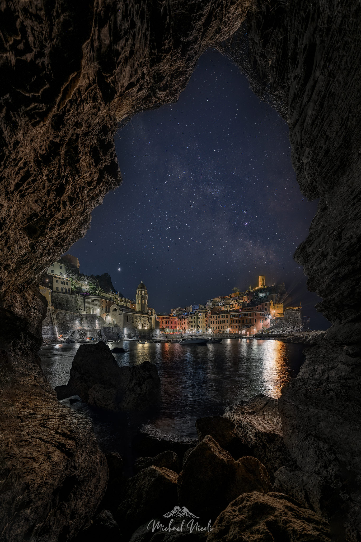 Vernazza from the cave ...