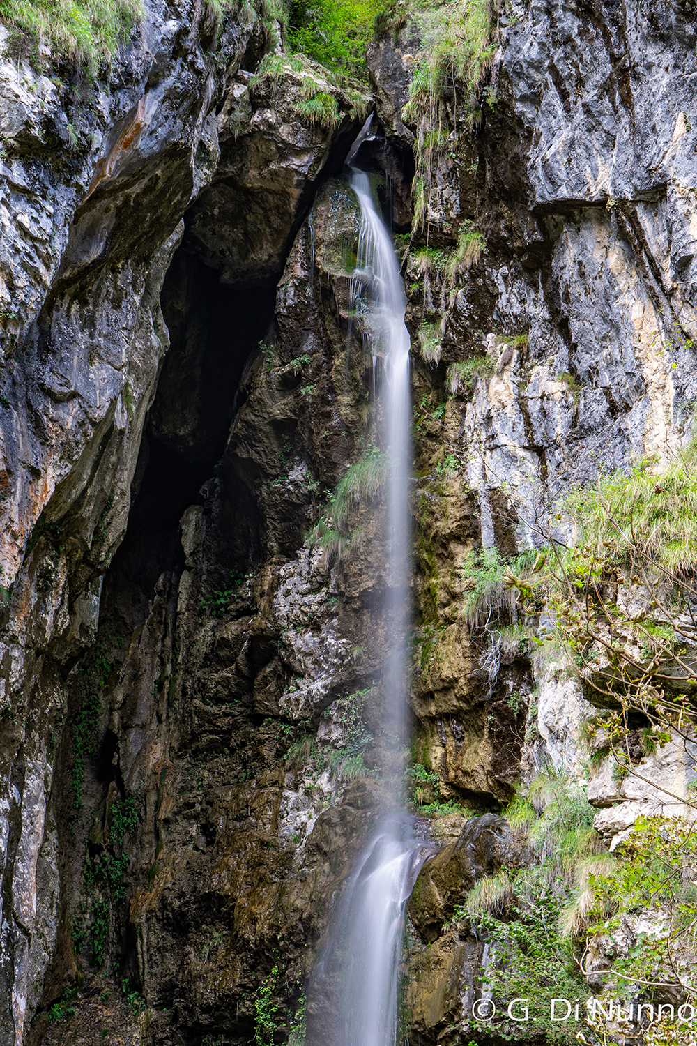 Val Vertova - Small and high waterfall...