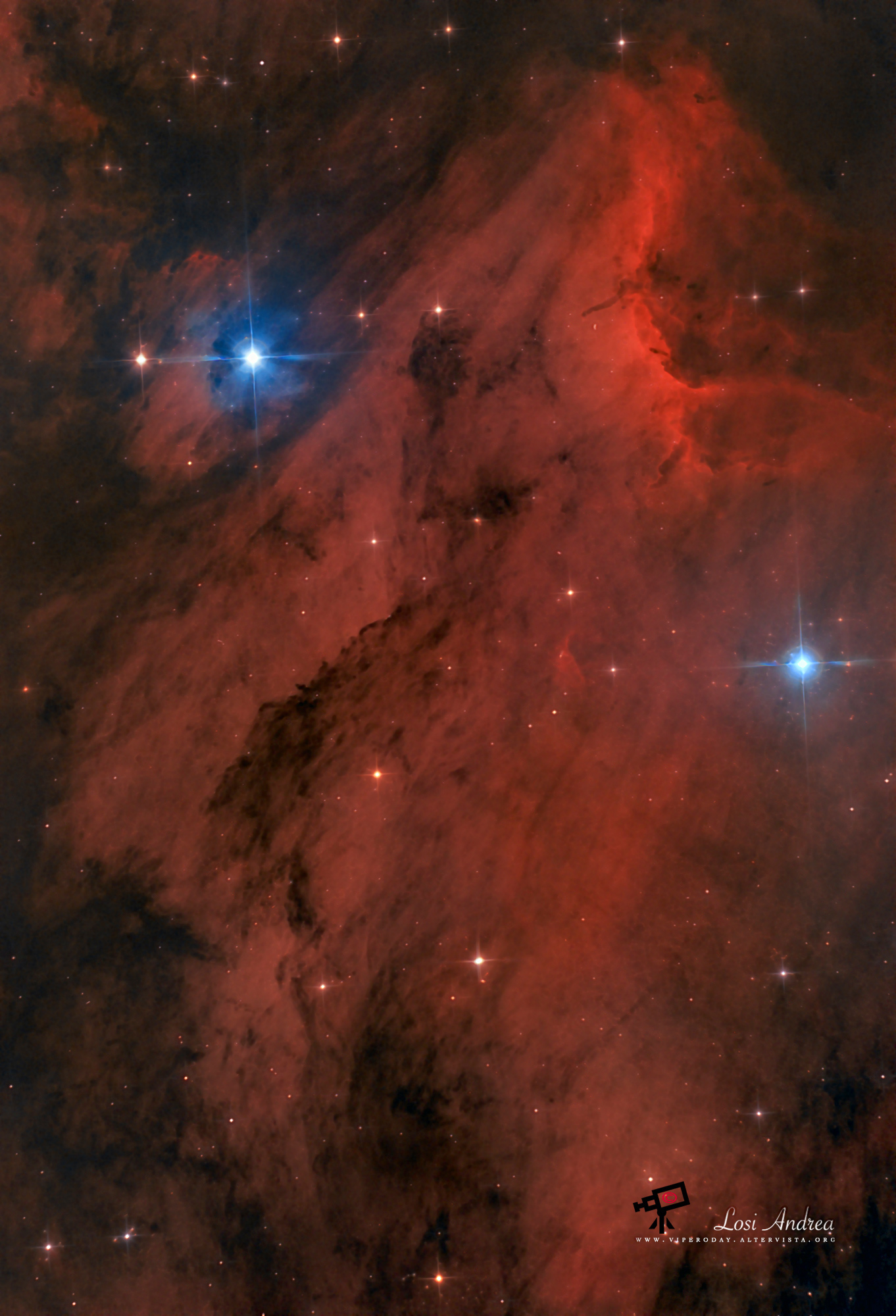 The Pelican Nebula IC 5067...