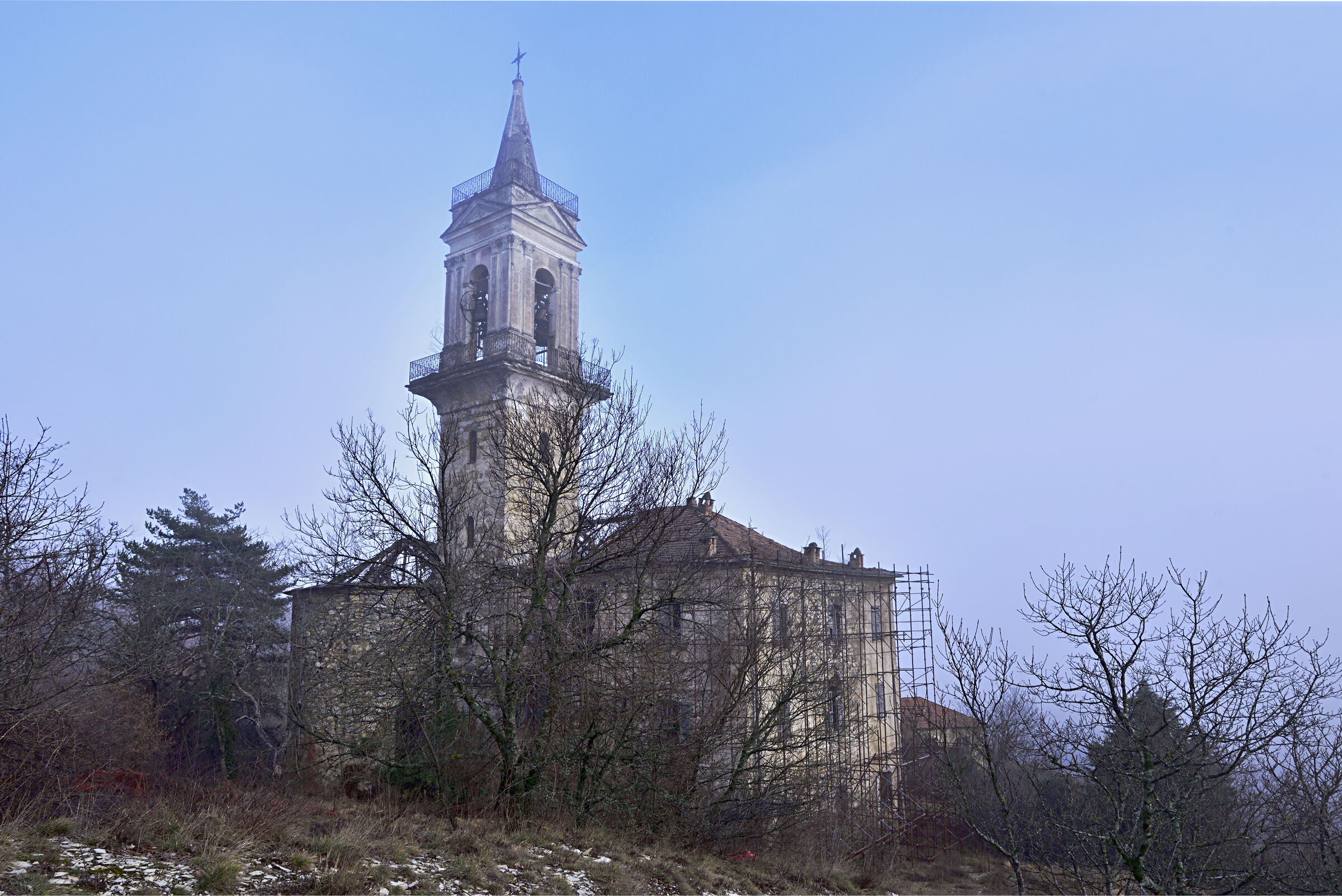 The abandoned Church of S.Ruffino, Val Gordenella-Al...