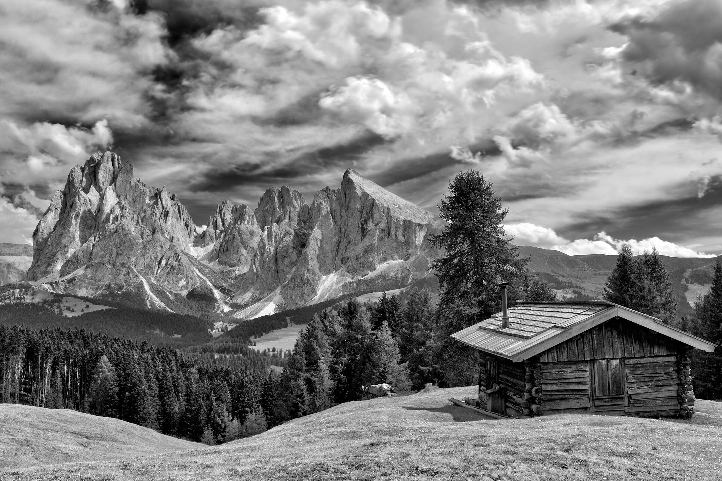 From the Alp of Siusi...