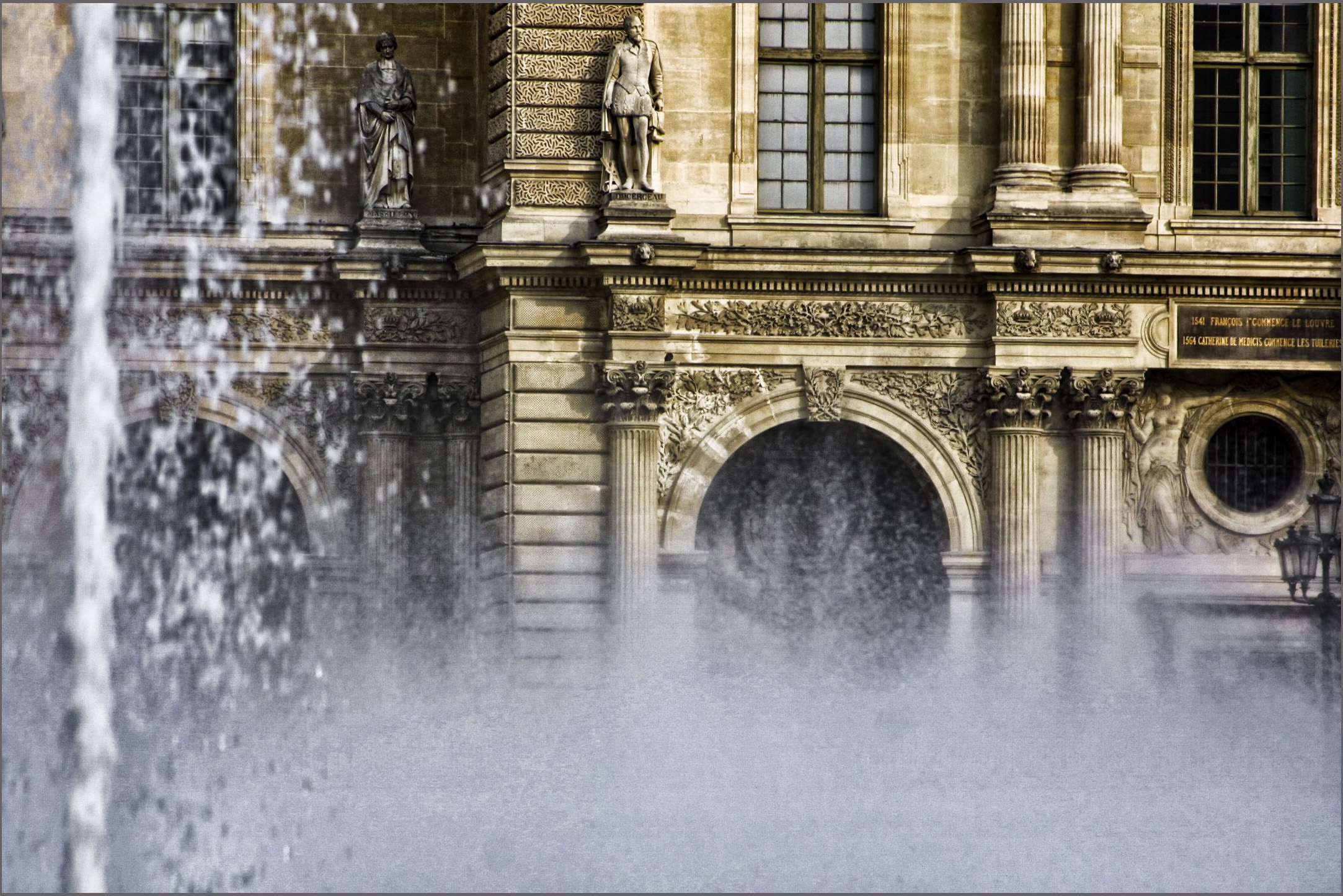 La fontana del Louvre...