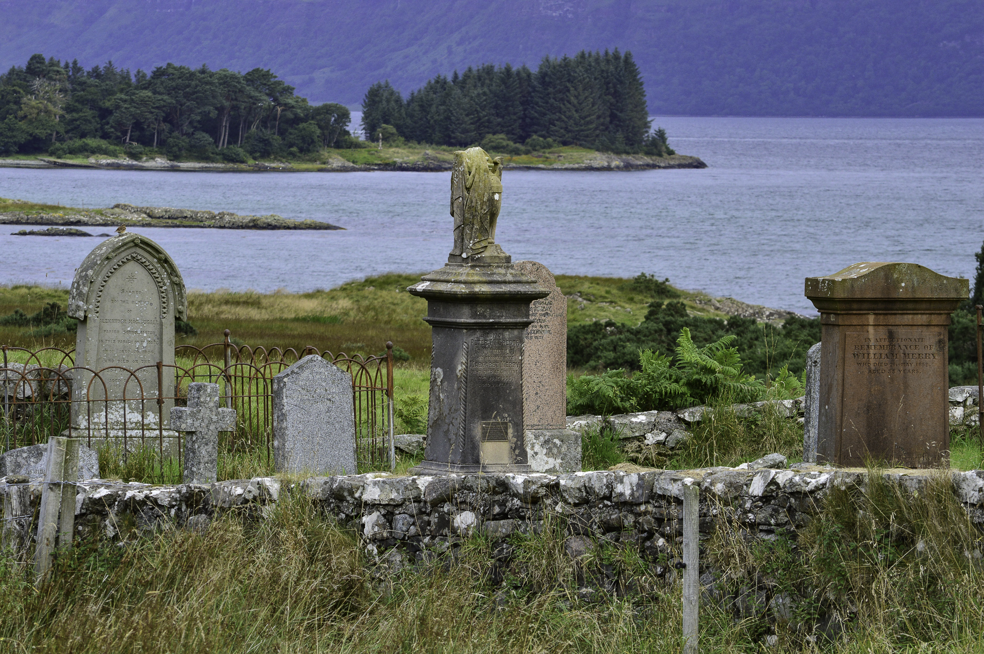 cemetery overlooking the sea...