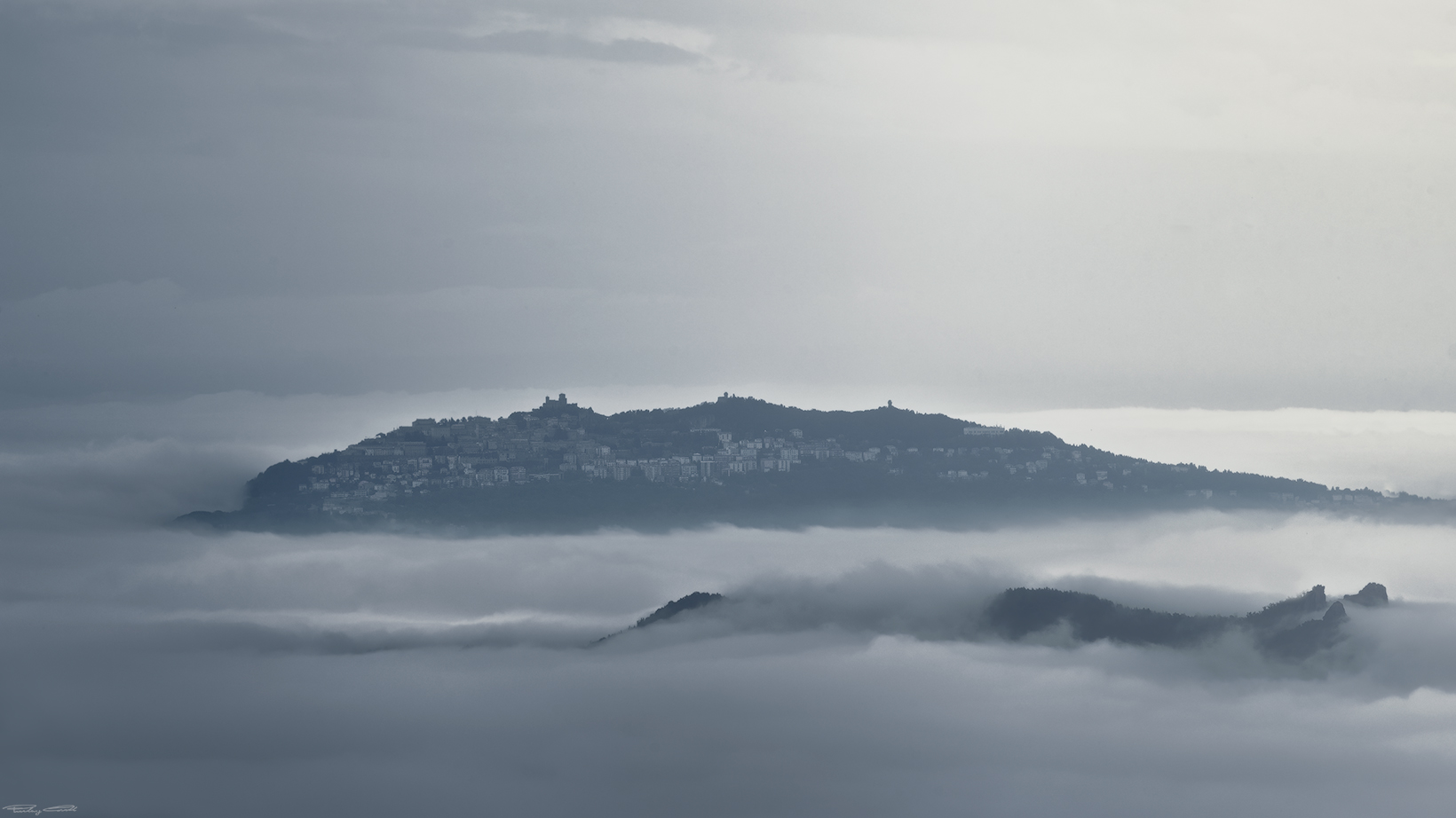 San Marino in the Fog...