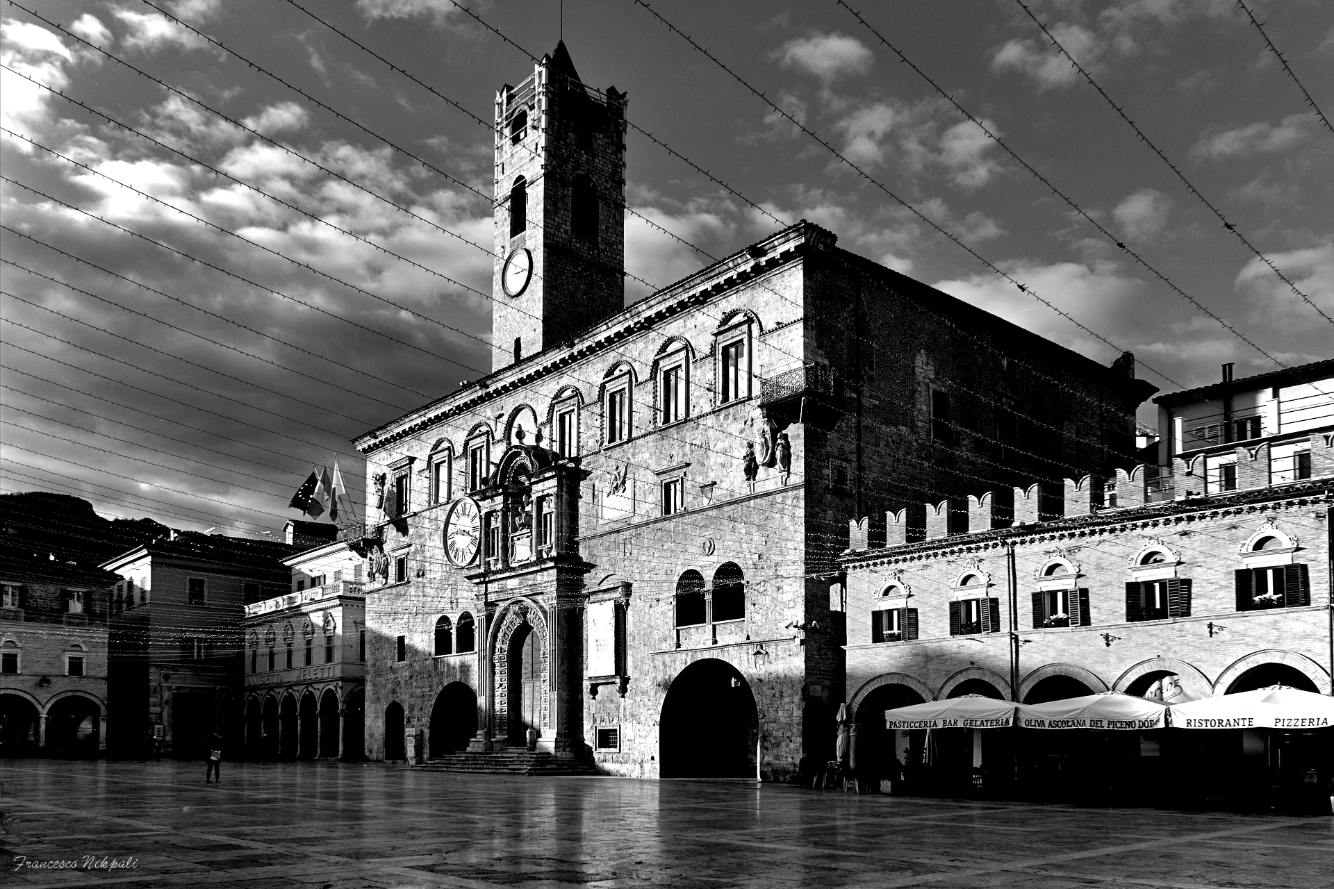 Piazza del Popolo of Ascoli Piceno...