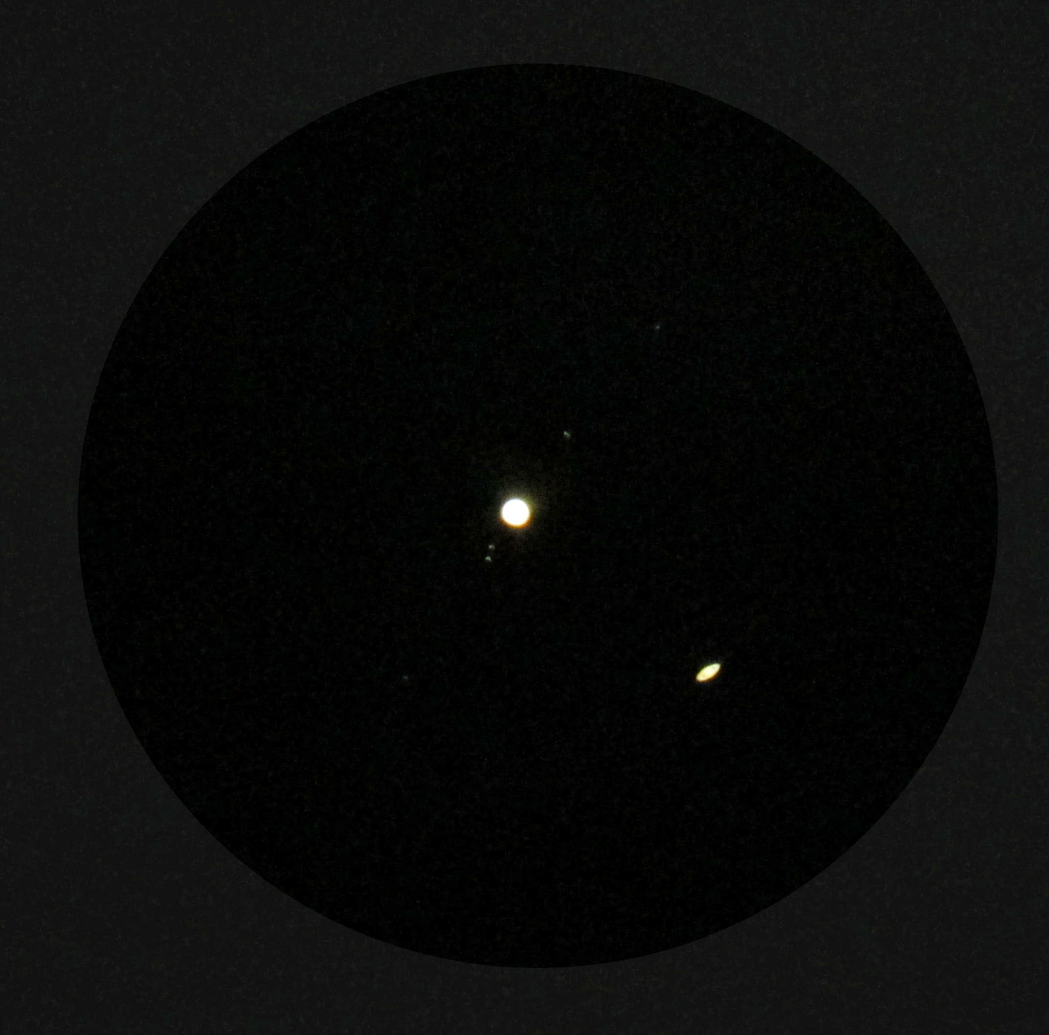 Congiunzione Giove - Saturno del 21/12/2020 da Palermo...