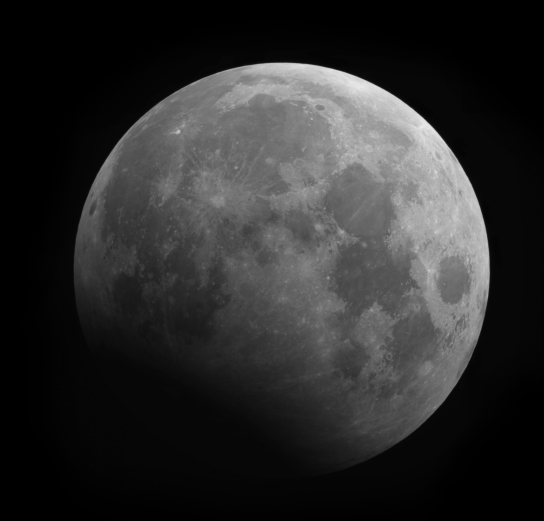 Picco dell'eclissi di Luna del 28/10/2023...