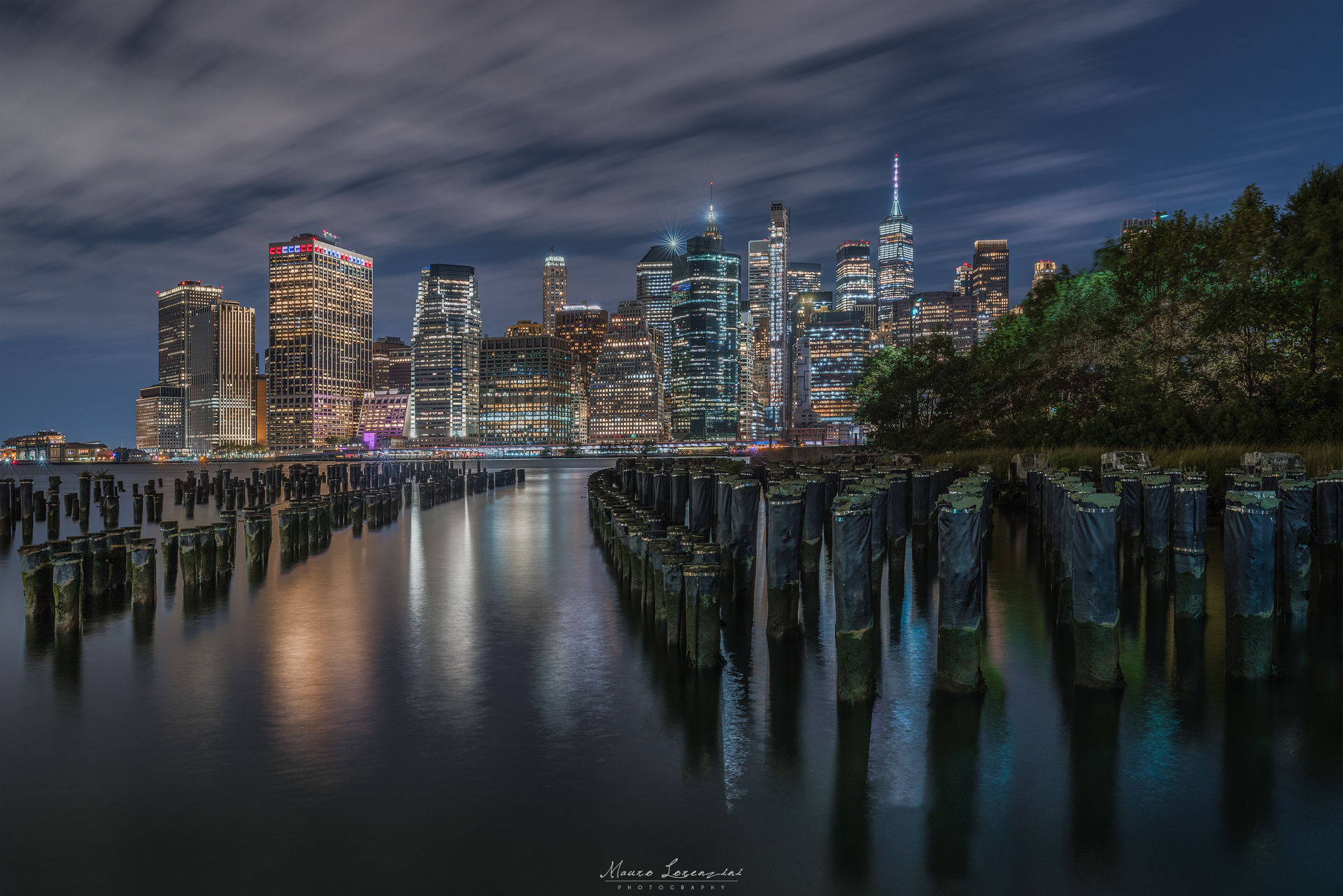 Lo skyline dall'Old Pier 1...