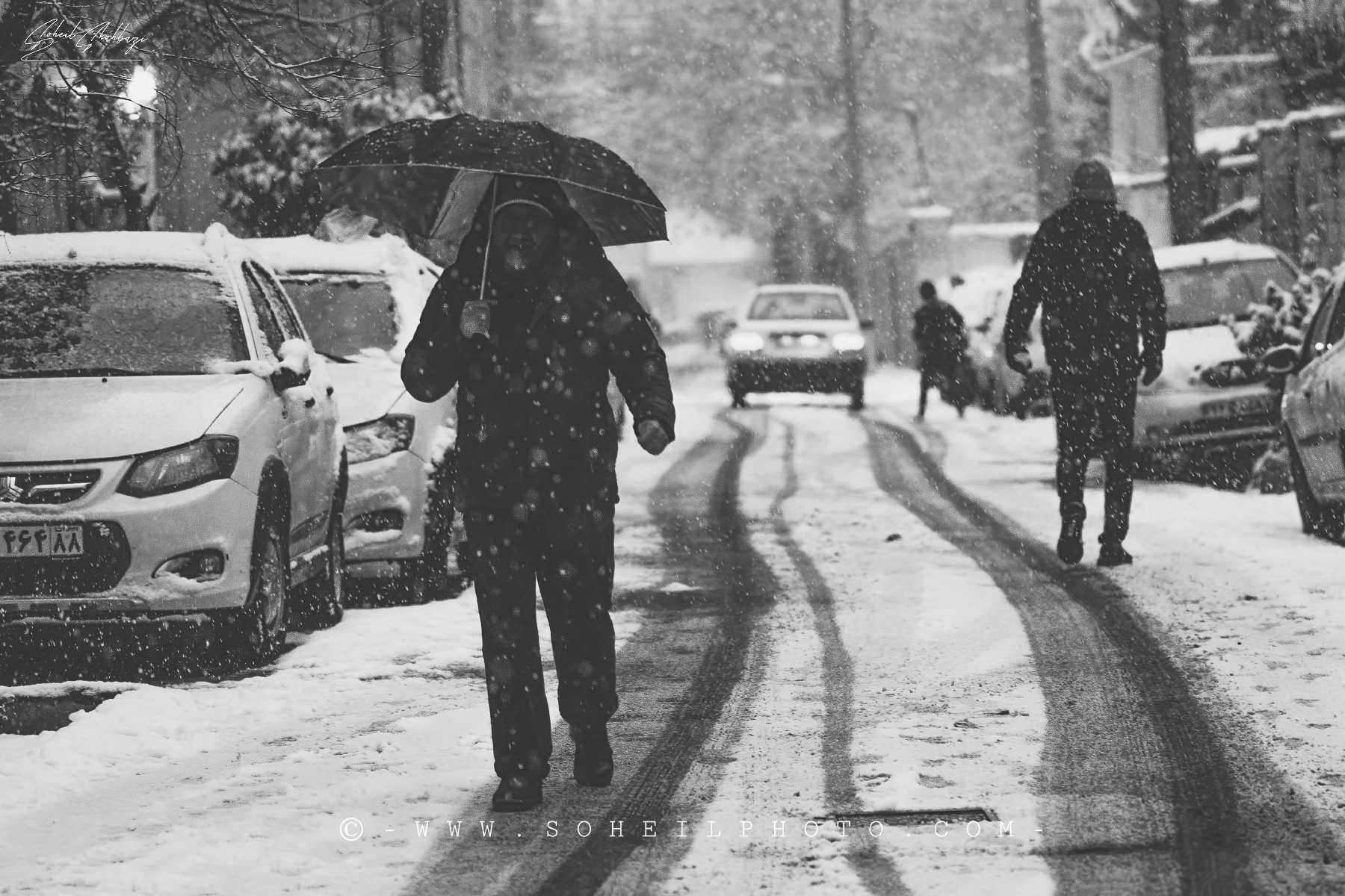 Giornata di neve a Teheran 2...