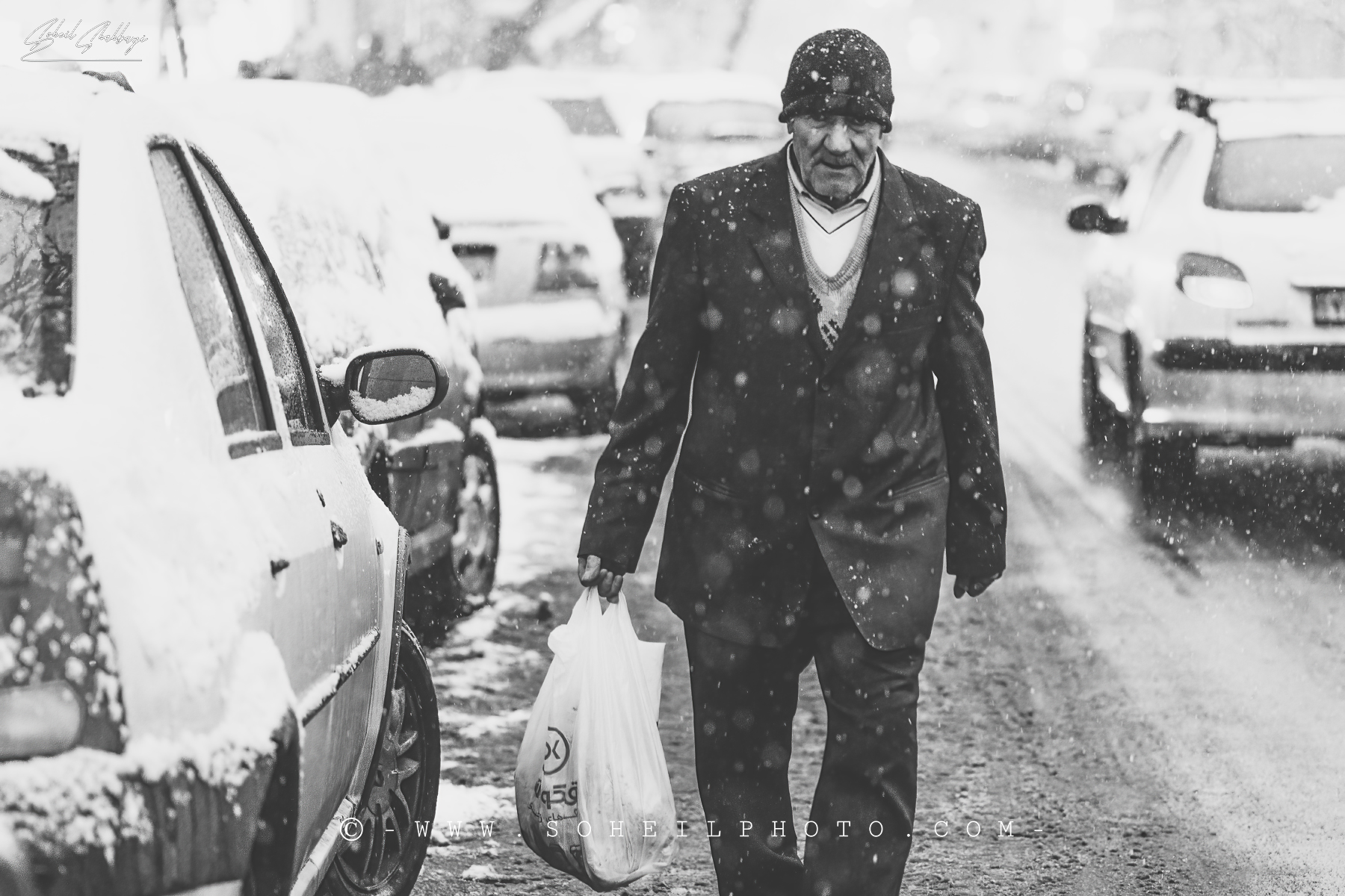 Giornata di neve a Teheran 3...