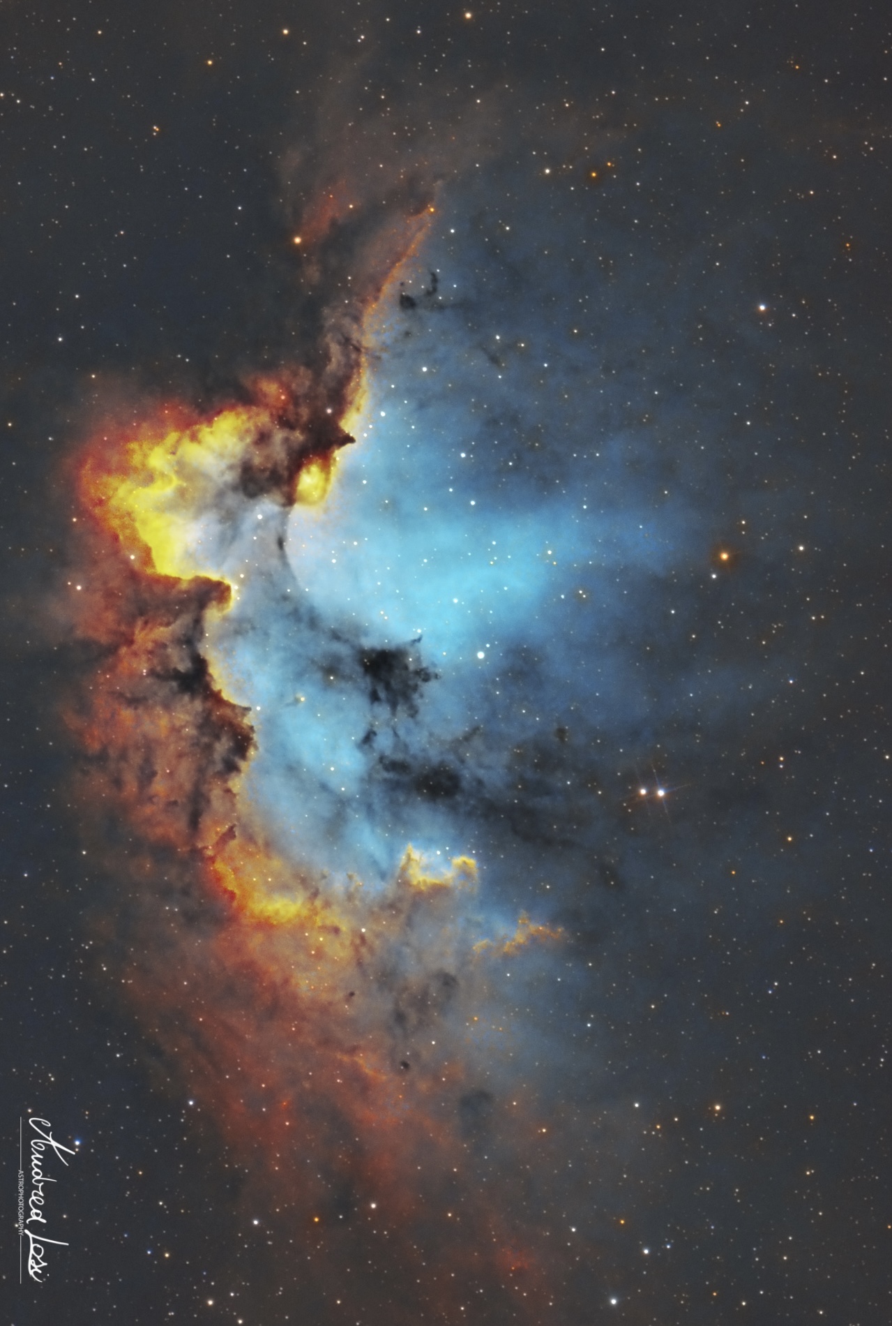 La nebulosa Sh2-142, Mago...