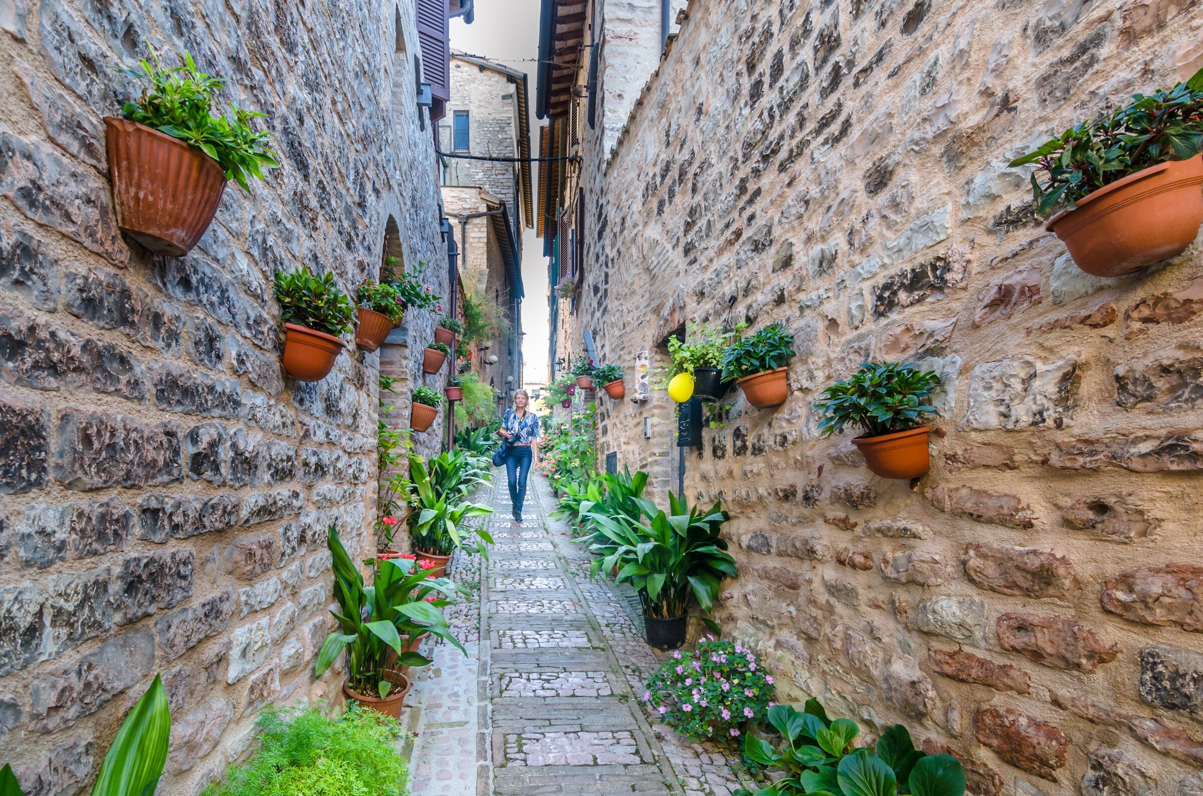 The alleys of Spello...