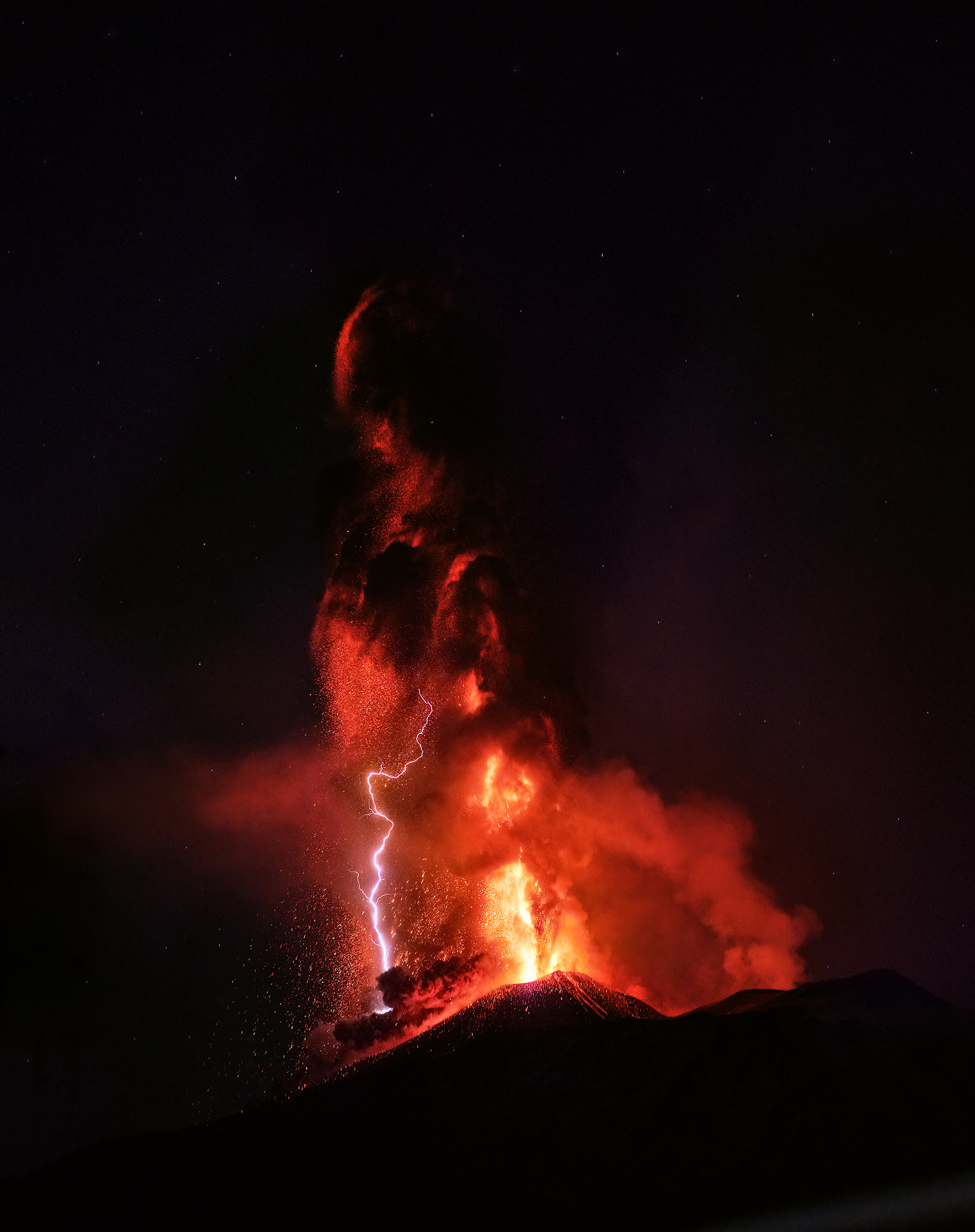 Momenti particolari sull'Etna...