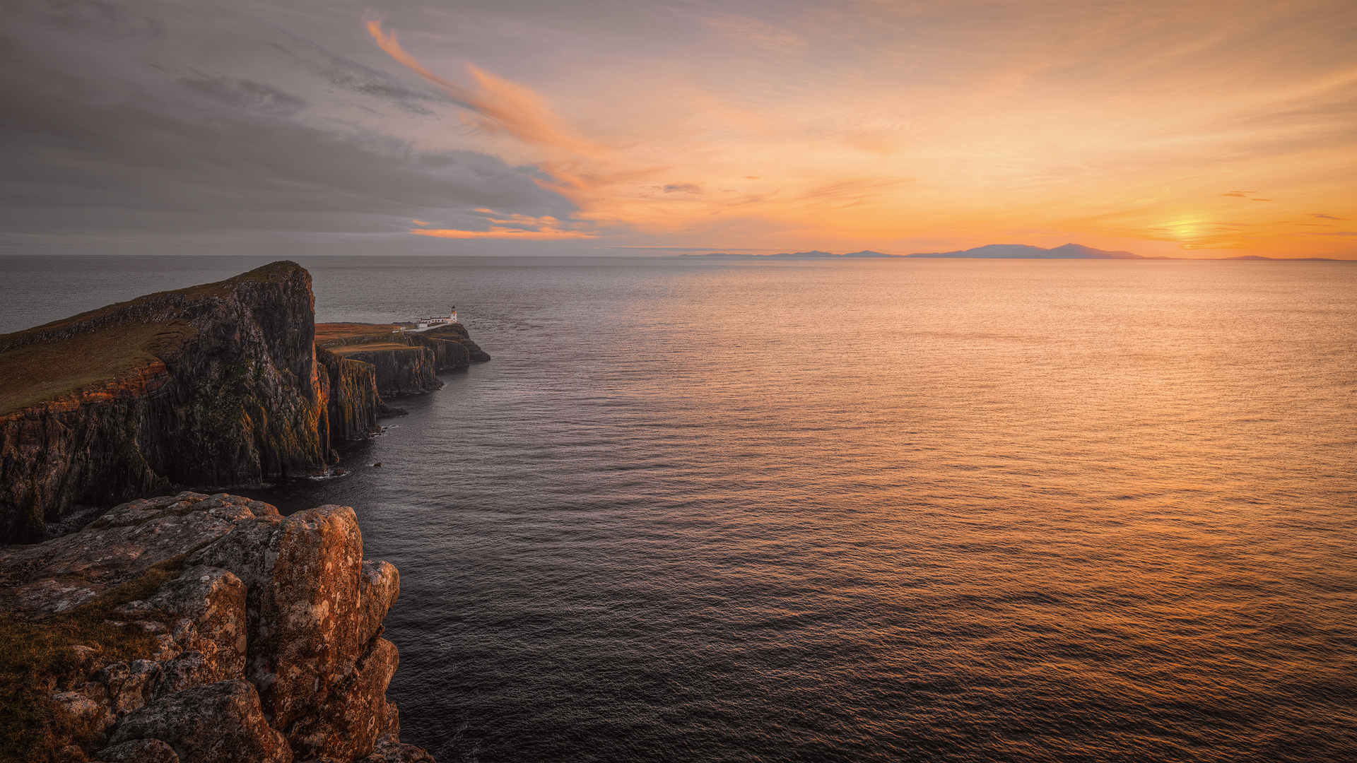 Sunset at Neist Point - Isle of Skye - Scotland...