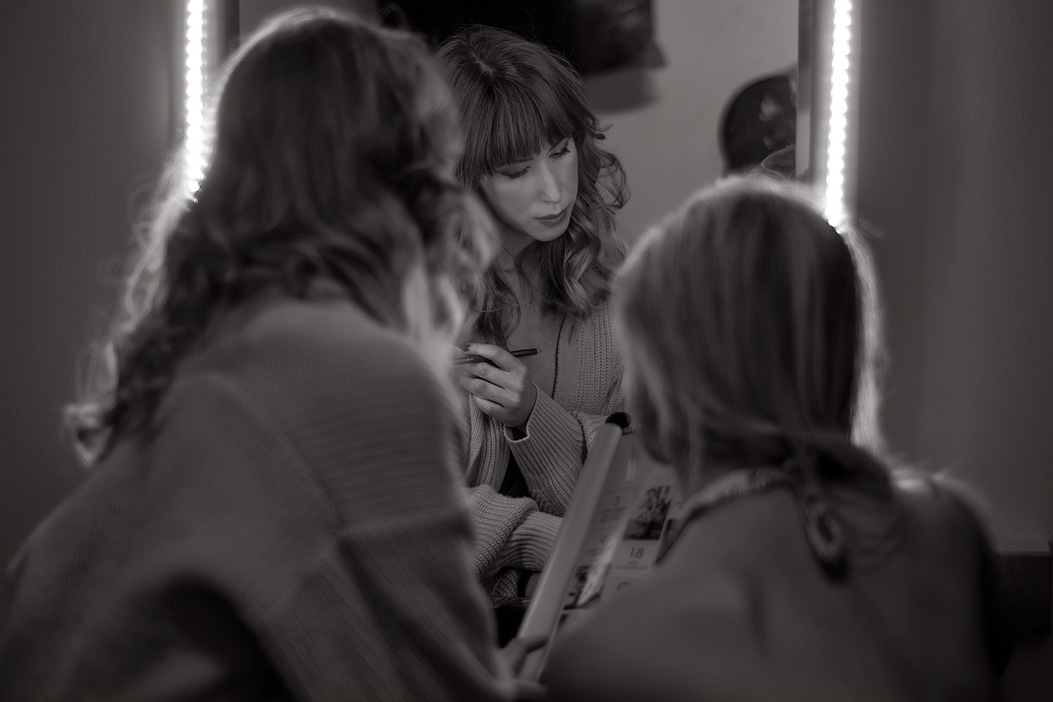 To the make-up...