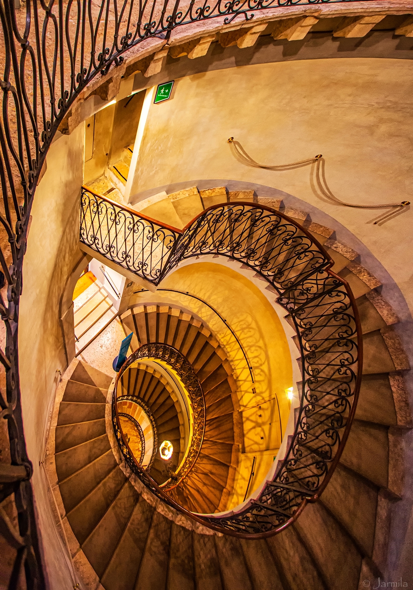 Verona, "a staircase all in the air"...