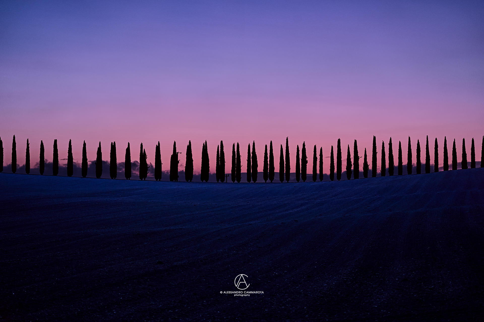 Sunrise in Val D'Orcia....