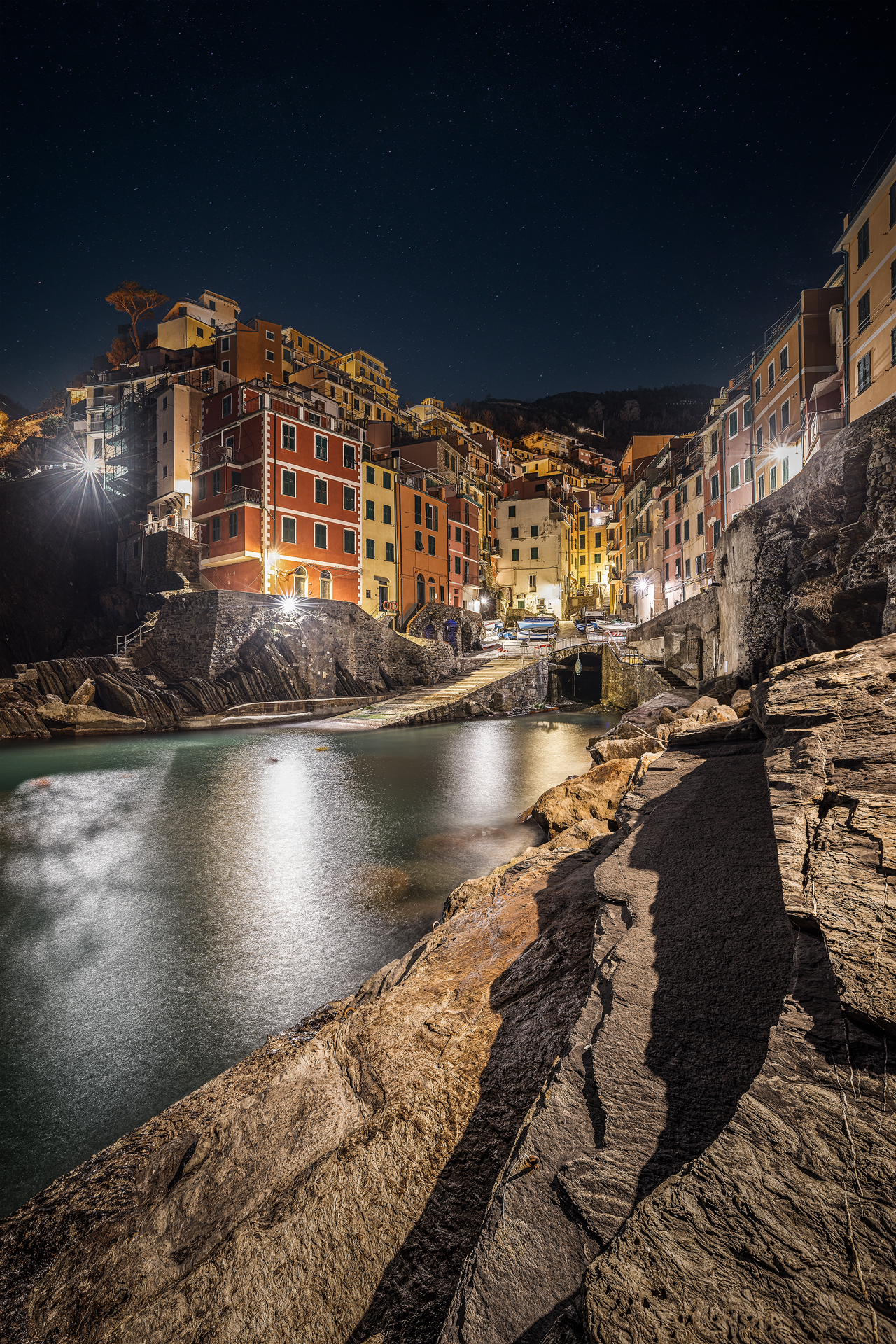 Riomaggiore in notturna...