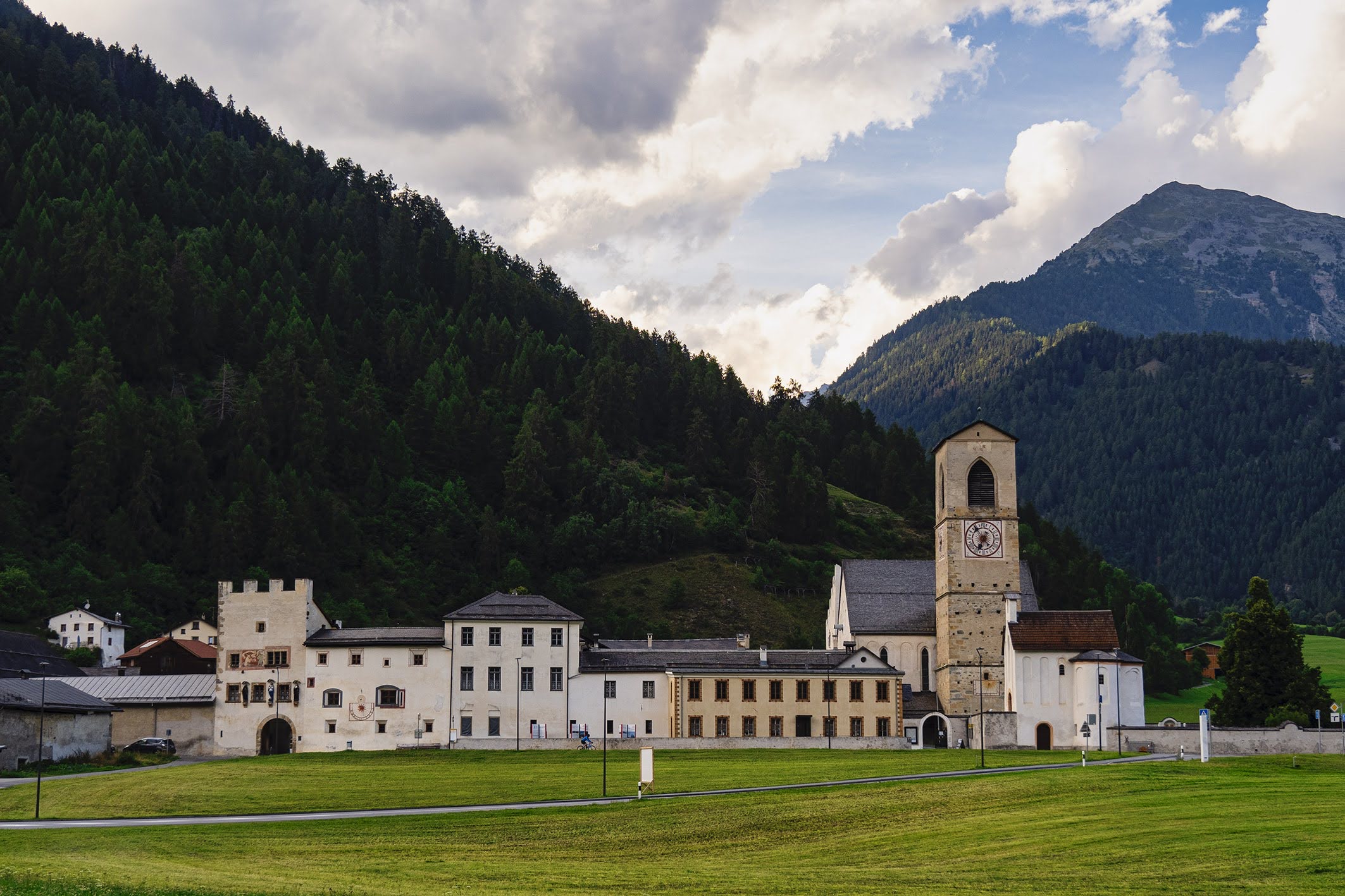 St. John's Monastery, Mustair, Canton of Graubünden, CH...