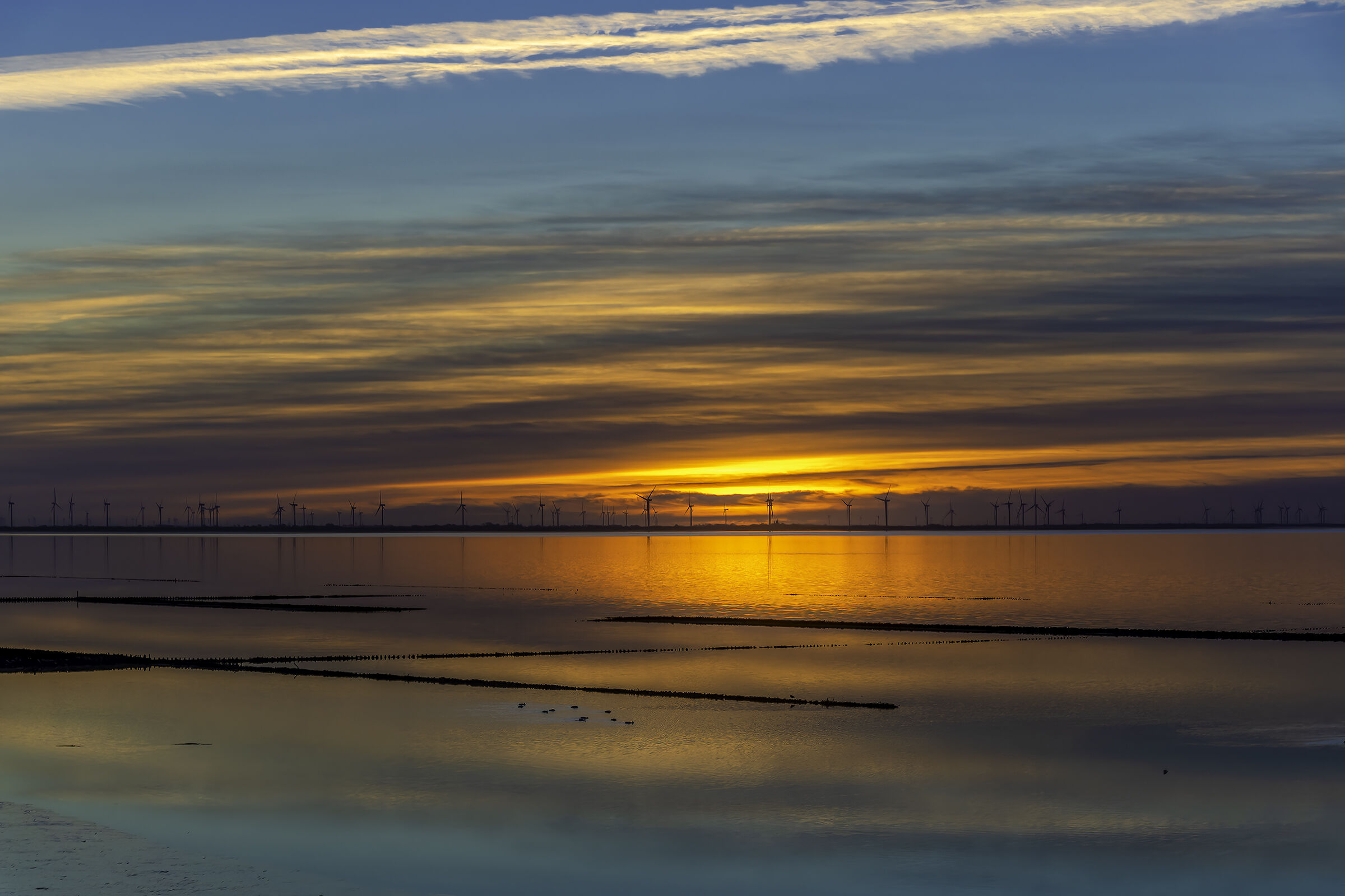 Sunrise on the Nordfriesische Inseln...