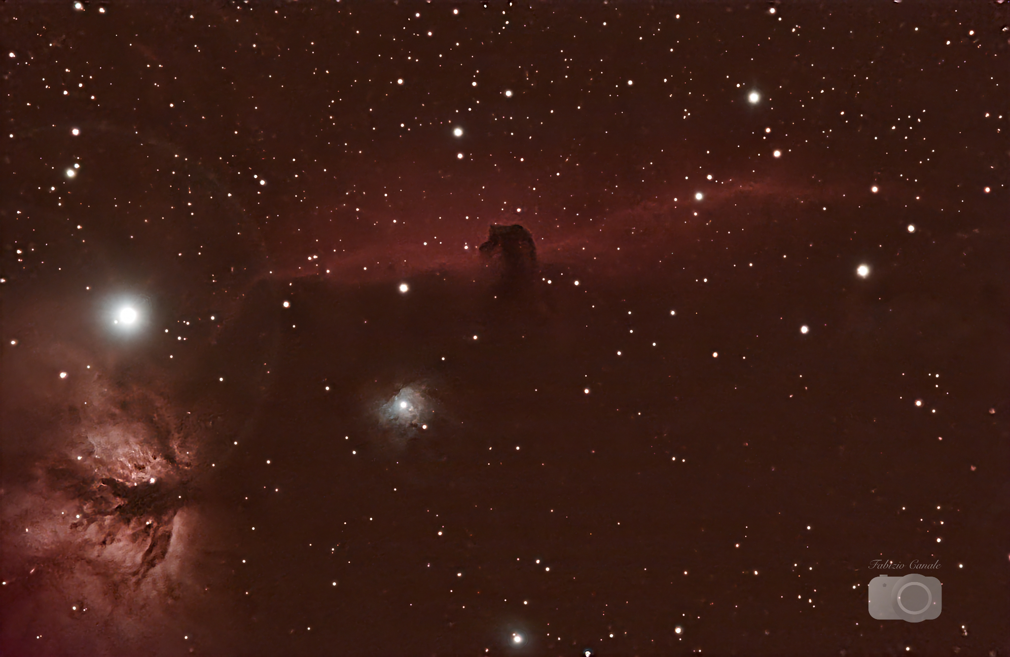 ic434 Nebulosa Testa di Cavallo e Fianma...